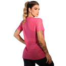 Camiseta Fitness Feminina Transparente Tule