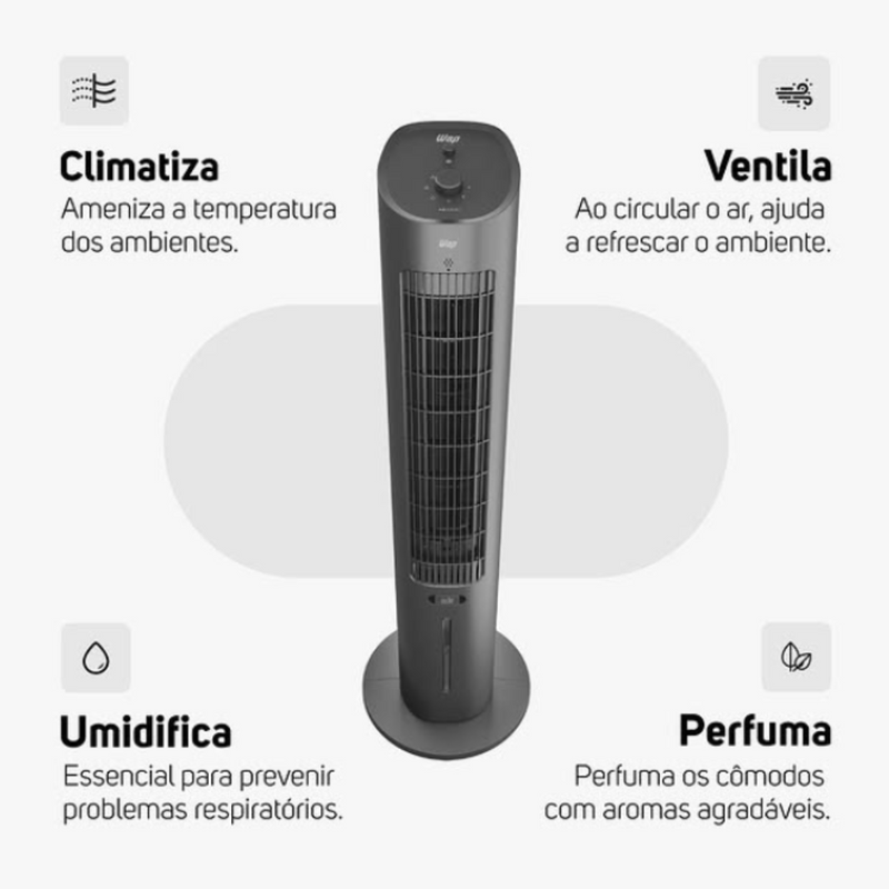 AirFresh 4 em 1 Climatizador Portátil