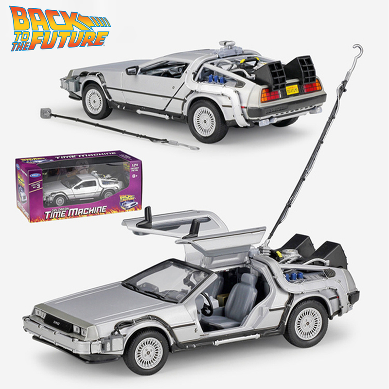 Miniatura Delorean Carro De Volta Para o Futuro