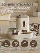 Alimentador Automático de Alimentos e Água para Pets - O Chico Tem