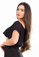 Blusa Feminina e Cropped Preto