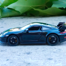 Miniatura Porsche 911 GT3 Preta em Metal