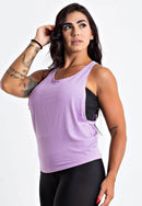 Regata Lilás + Top Faixa Fitness Nadadora