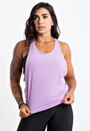 Regata Lilás + Top Faixa Fitness Nadadora