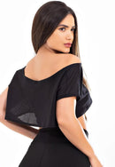 Blusa Feminina e Cropped Preto