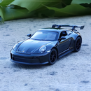 Miniatura Porsche 911 GT3 Preta em Metal