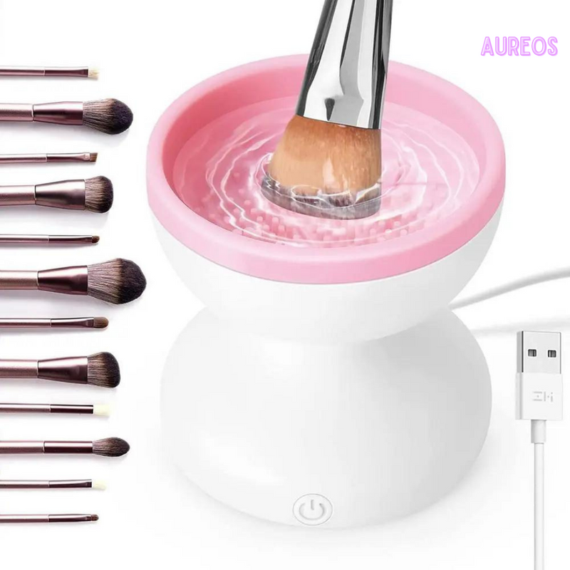 LIMPADOR AUTOMÁTICO DE PINCÉIS DE MAQUIAGEM