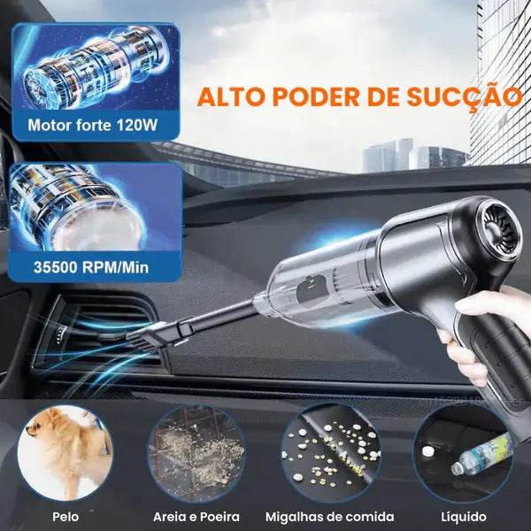 Aspirador de Pó Portátil 5 em 1