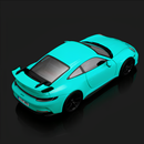 Miniatura Porsche™ 911 GT3 2022 em Metal