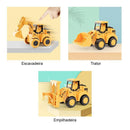 Kit com 3 Carrinhos de Construção