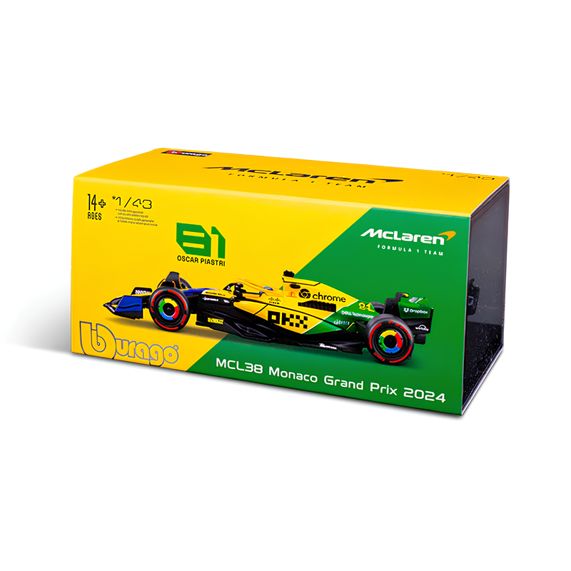 (2024) F1 Miniatura McLaren MCL38 Senna Mônaco