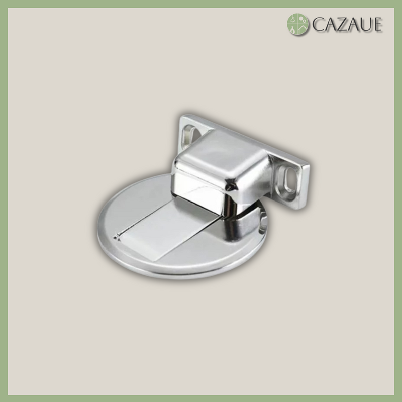 Batente de Porta Magnético Cromado - EasyLock [Cupom de 10% - LIMITADO]