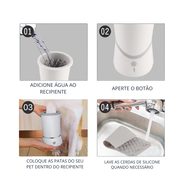 Pawfy™ - Limpeza Rápida, Sem Bagunça | A Solução contra Patas Sujas