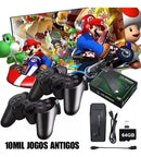 Game Stick 4k HDMI com 2 controles sem fio