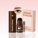 Femme Stamp: Kit Para Sobrancelhas Perfeitas - BRINDE 10 Moldes