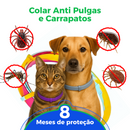 Colar Anti Pulgas e Carrapatos