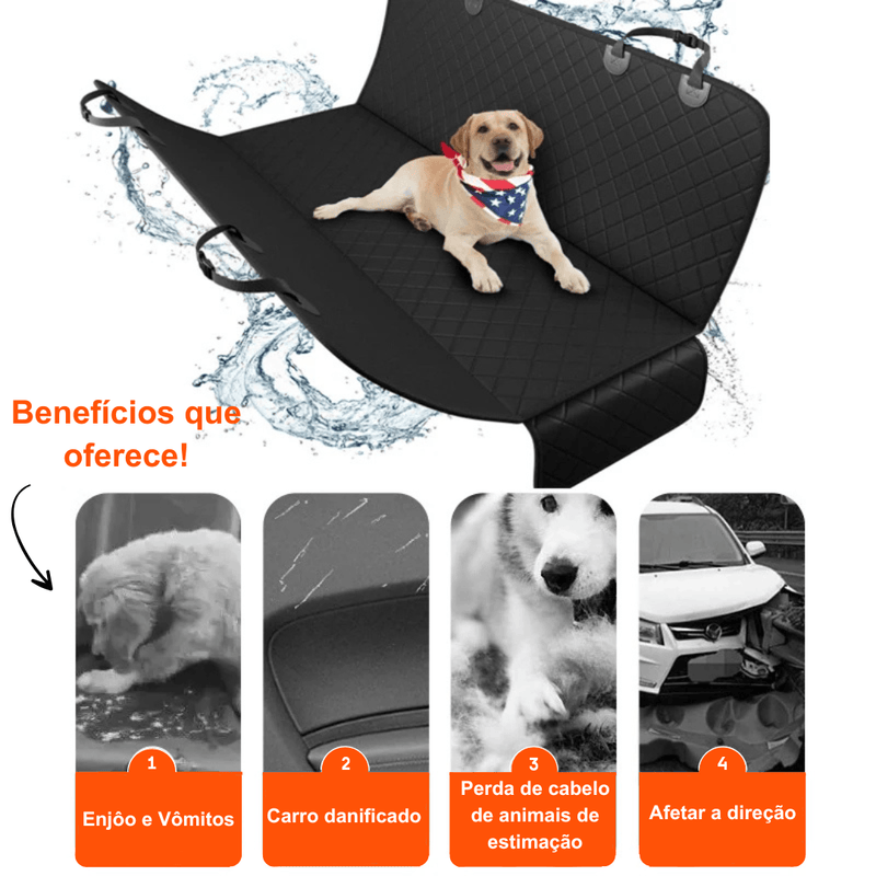 Capa de Assento de Carro para pets - O Chico Tem