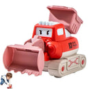 Kit com 4 Caminhões de Construção Interativo