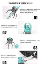 Garra Portátil Cocô Scooper com Saco de Lixo para Pets