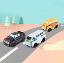 Kit com 3 Carros Reverso