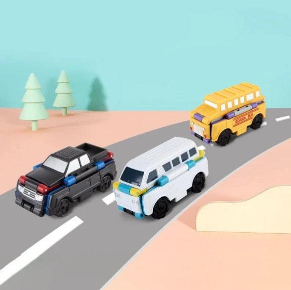 Kit com 3 Carros Reverso