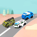 Kit com 3 Carros Reverso