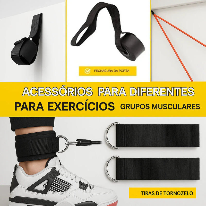 Kit 11 Peças de Elásticos Resistência - Bountys®