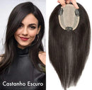 Topo De Cabeça (Cabelo Humano) - Para Alopecia, Falhas, Cabelos Ralos e com Queda
