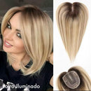 Topo De Cabeça (Cabelo Humano) - Para Alopecia, Falhas, Cabelos Ralos e com Queda