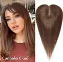 Topo De Cabeça (Cabelo Humano) - Para Alopecia, Falhas, Cabelos Ralos e com Queda