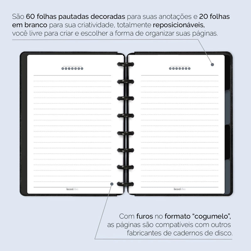 Caderno De Disco Capa Dura