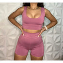 Conjunto Short Cintura alta