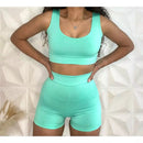 Conjunto Short Cintura alta