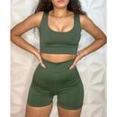 Conjunto Short Cintura alta