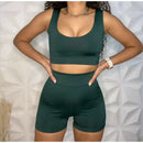 Conjunto Short Cintura alta