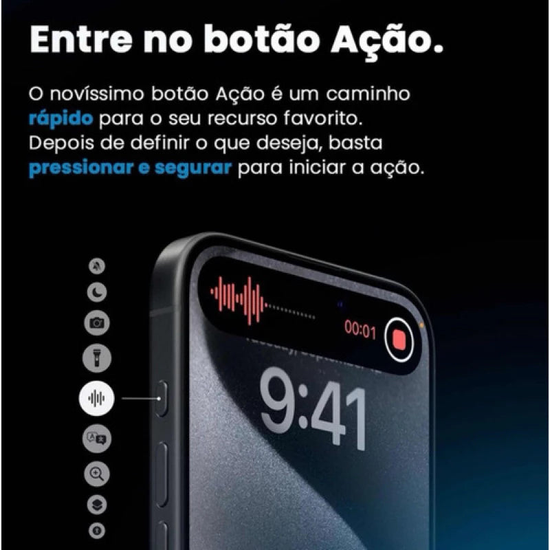 iPhone 15 Pro / Pro Max Lacrado - 1 Ano Garantia Apple