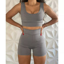 Conjunto Short Cintura alta