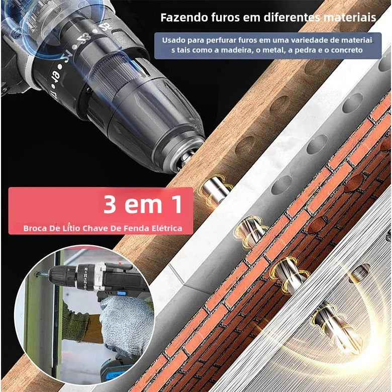 Furadeira Parafusadeira 21V