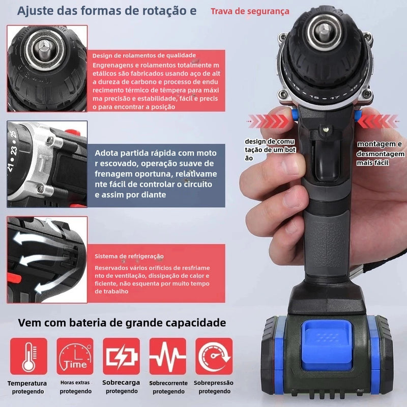 Furadeira Parafusadeira 21V