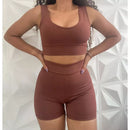 Conjunto Short Cintura alta