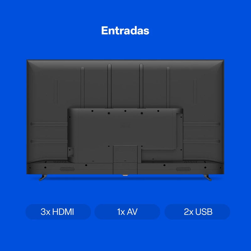 Smart TV Qled 55 4K Multi Android 11  3HDMI 2USB - TL073M