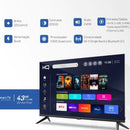 SMART TV HQ 43" FULL HD TELA ANDROID 12
