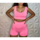 Conjunto Short Cintura alta