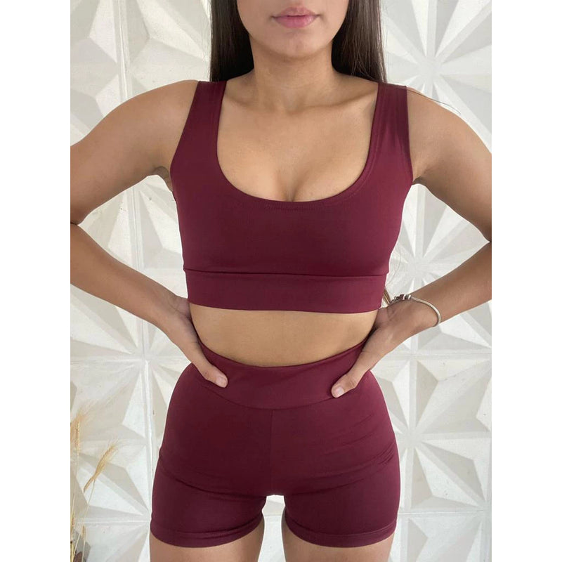 Conjunto Short Cintura alta