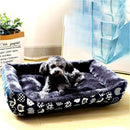 Cama para Cachorros Estampada Azul - da Ronron