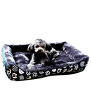 Cama para Cachorros Estampada Azul - da Ronron