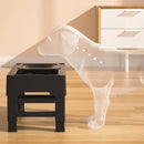 Comedouro e Bebedouro Elevado Ajustável para Cães e Gatos - Tigelas Inox