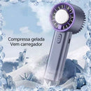 Ventilador de refrigeração de gelo portátil USB semicondutor turbo mini refrigerador de ar para uso pessoal