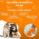 [PAGUE 1 E LEVE 2] Escova Elétrica PetGlow 3 em 1 para Cães e Gatos – Remove Pelos, Massageia e Penteia
