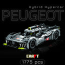 Peugeot 9x8 - LeMan Hybrid Hypercar (1775 peças)